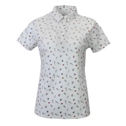 JAPANESE SUMMER PRINT POLO WOMEN