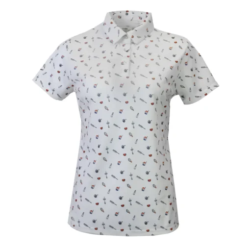 JAPANESE SUMMER PRINT POLO WOMEN