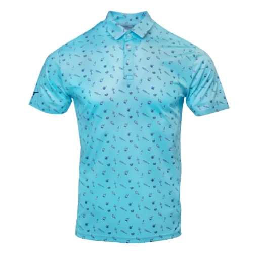 JAPANESE SUMMER PRINT POLO MEN
