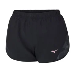 PRINTED PANELS SIDE SPLIT SHORTS WOMEN