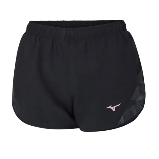PRINTED PANELS SIDE SPLIT SHORTS WOMEN