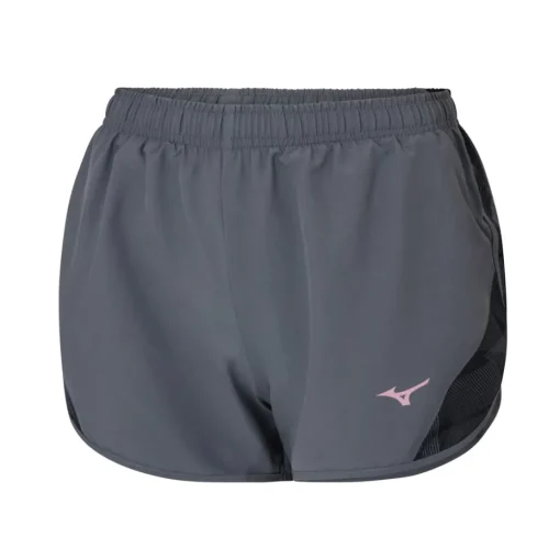 PRINTED PANELS SIDE SPLIT SHORTS WOMEN